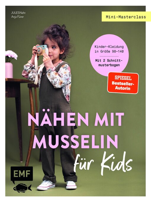 Titeldetails für Mini-Masterclass – Nähen mit Musselin für Kids nach JULESNaht - Warteliste